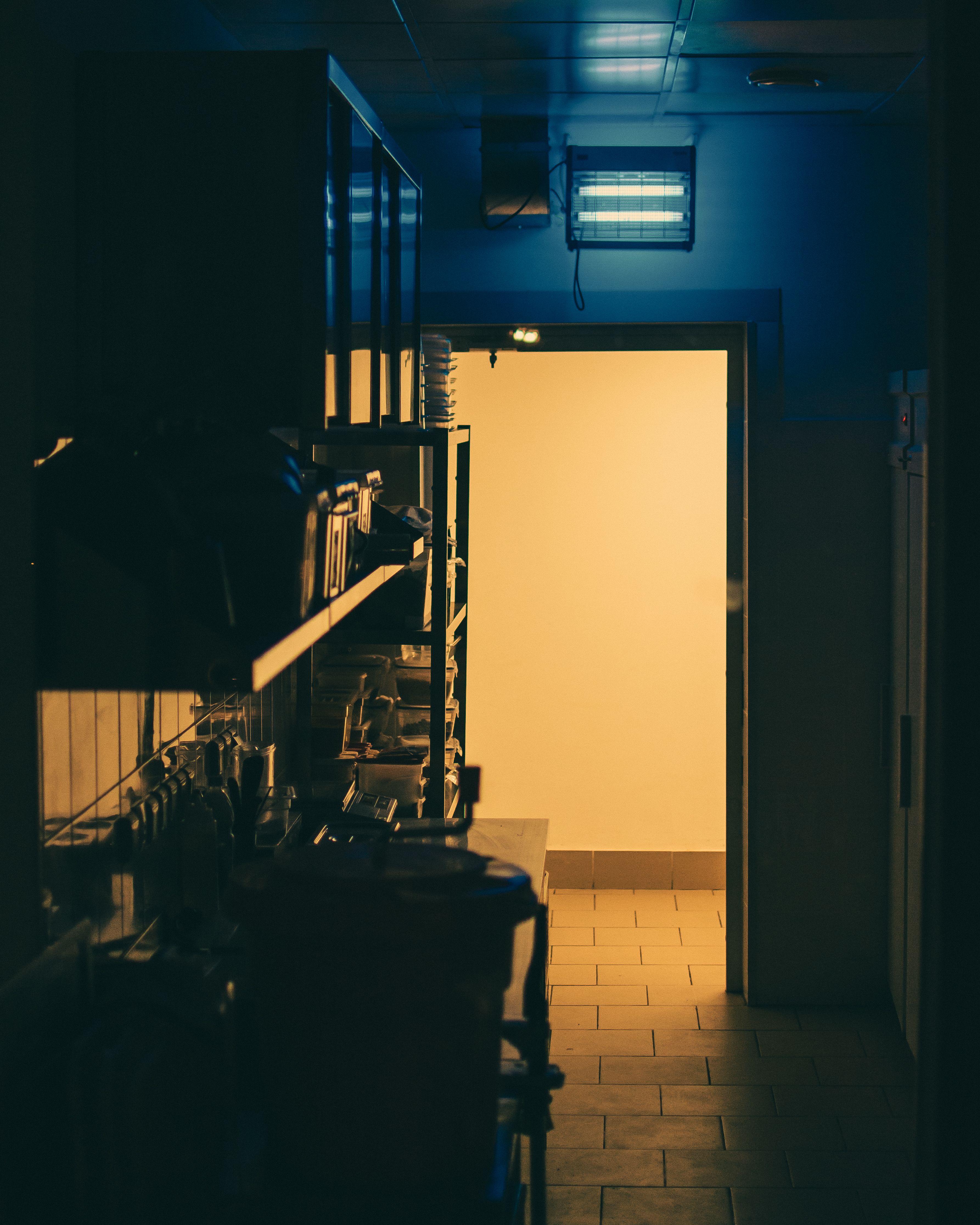 NSDS wireless sensor monitoring a commercial cold storage room